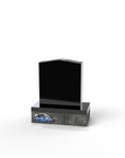 Serpentine Top Upright Memorial 18" X 6" X 20"