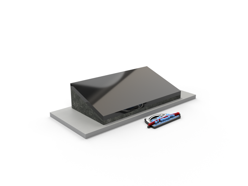 24 X 12 X 6 Bevel Marker