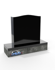 Serpentine Top Upright Memorial 24" X 6" X 24"