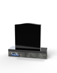 Serpentine Top Upright Memorial 24" X 6" X 24"