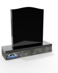 Serpentine Top Upright Memorial 26 x 30