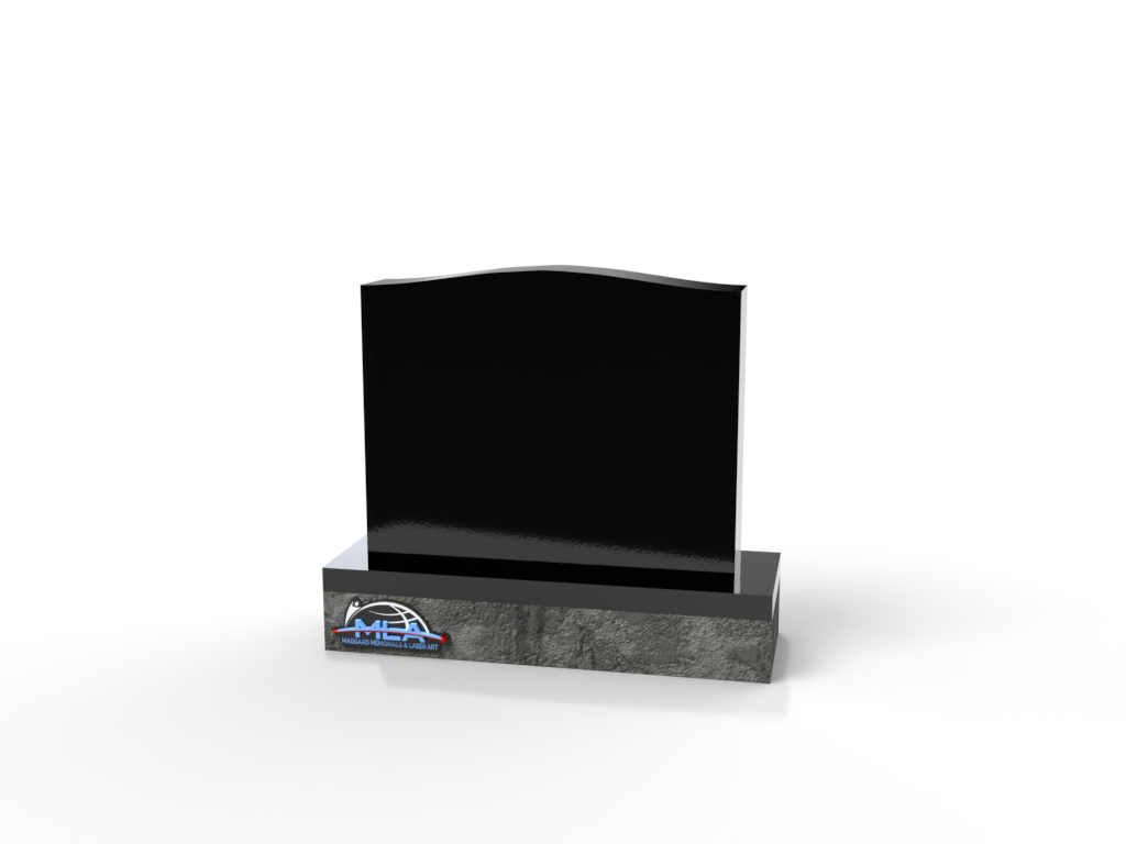 Serpentine Top Upright Memorial 30 x 24