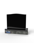 Serpentine Top Upright Memorial 30" x 6" X 24"