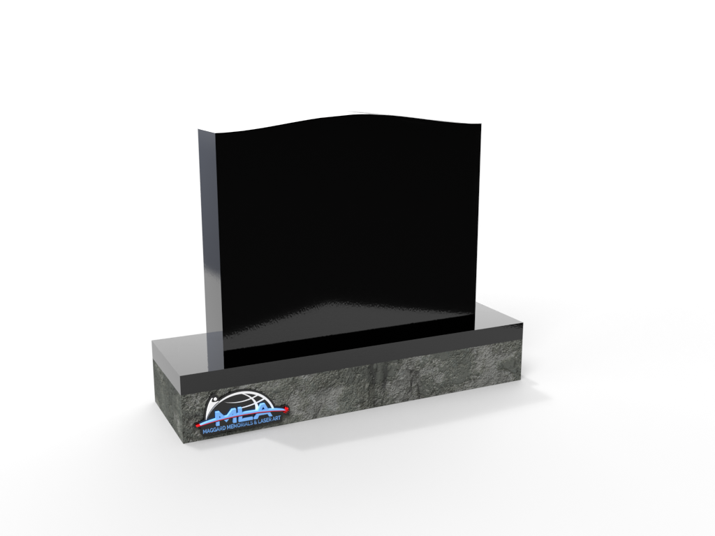 Serpentine Top Upright Memorial 30 x 24