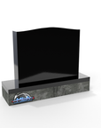 Serpentine Top Upright Memorial 30" x 6" X 24"