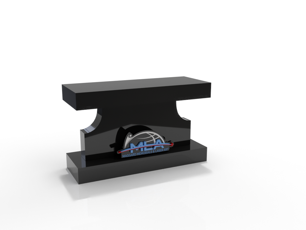 Granite Pedestal Bench