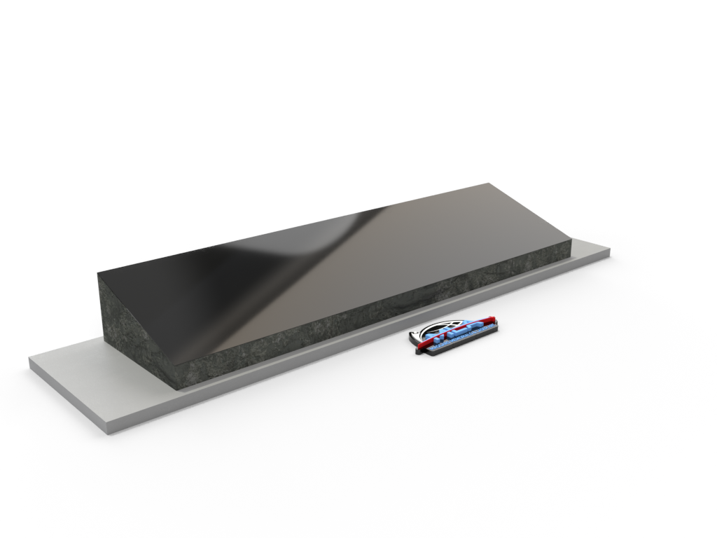 48" X 14" X 6" Bevel Marker