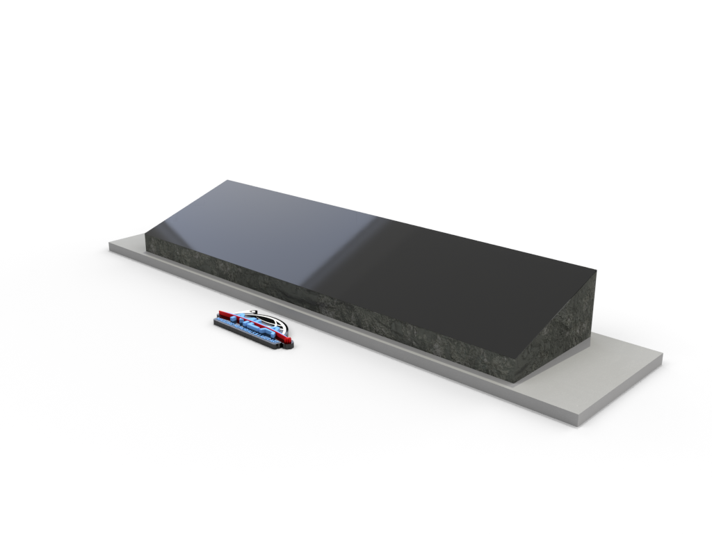 48" X 14" X 6" Bevel Marker
