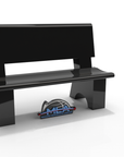 Cremation Park Bench with Back