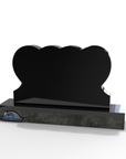 Double Heart Shaped Memorial