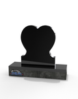 Heart Shaped Single Memorial
