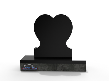 Heart Shaped Single Memorial